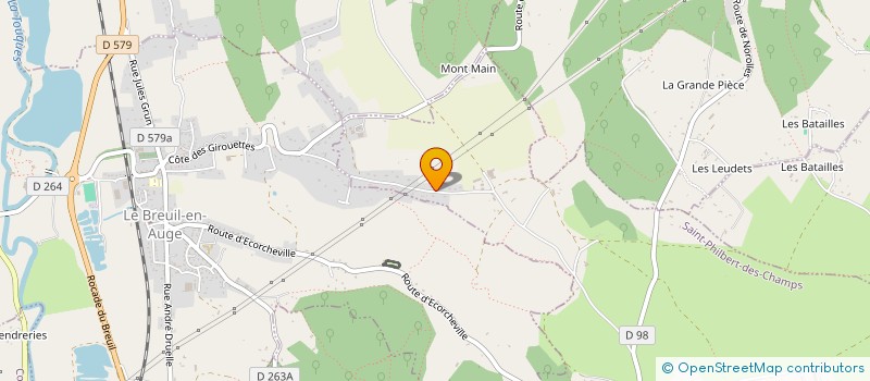 localisation de l'entreprise MONSIEUR THIERRY FAUCON  SAINT-PHILBERT-DES-CHAMPS