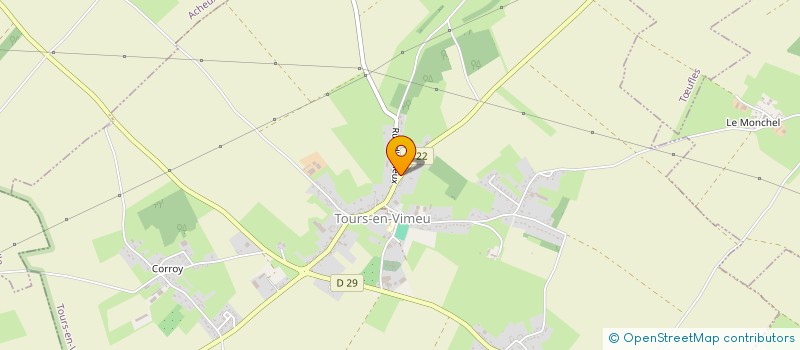 localisation de l'entreprise MONSIEUR THIERRY FAUQUEUX  TOURS-EN-VIMEU