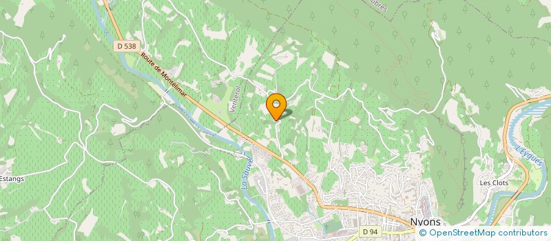 localisation de l'entreprise MONSIEUR THIERRY FAURE  NYONS