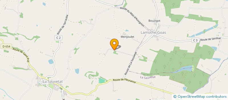 localisation de l'entreprise MONSIEUR THIERRY FAURE à LA SAUVETAT