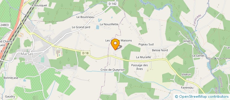localisation de l'entreprise MONSIEUR THIERRY FAUX à MARCENAIS