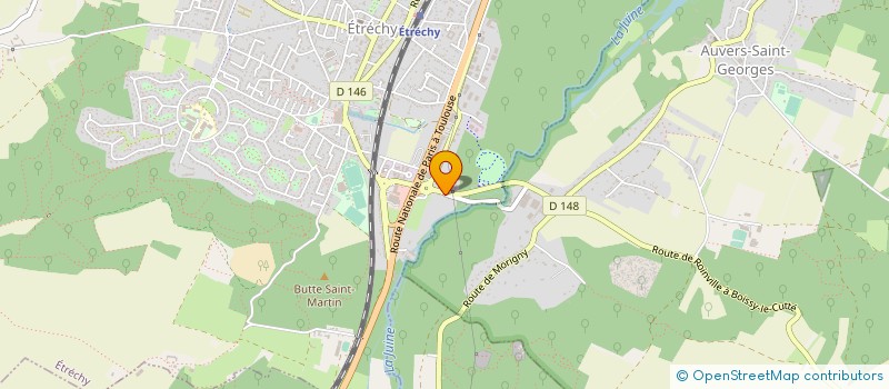 localisation de l'entreprise MONSIEUR THIERRY FAVREAU  AUVERS-SAINT-GEORGES