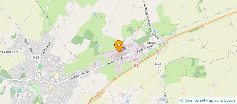 localisation de l'entreprise MONSIEUR THIERRY FAVREAU  COEX