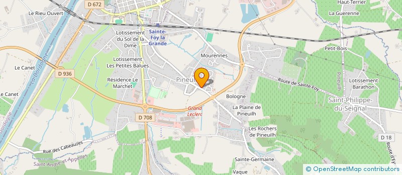 localisation de l'entreprise MONSIEUR THIERRY FAVRETTO à PINEUILH