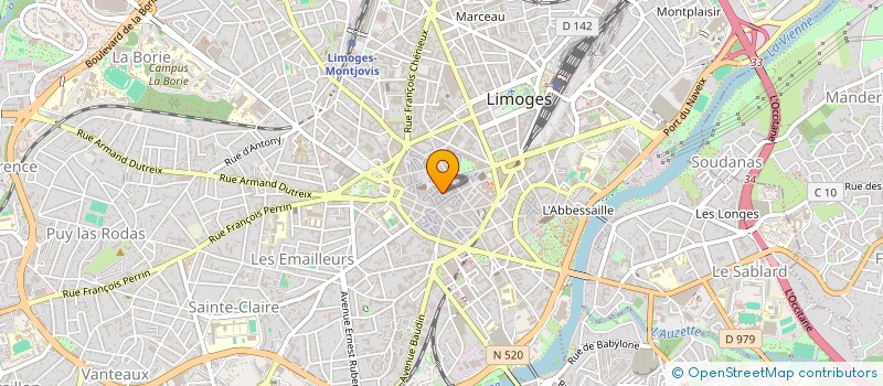 localisation de l'entreprise MONSIEUR THIERRY FELIP à LIMOGES