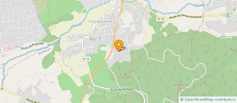 localisation de l'entreprise MONSIEUR THIERRY FELIS  FORCALQUEIRET