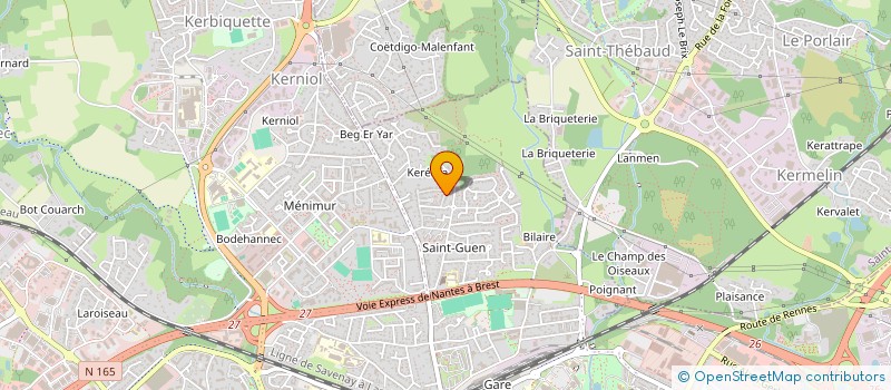 localisation de l'entreprise MONSIEUR THIERRY FERARD à VANNES