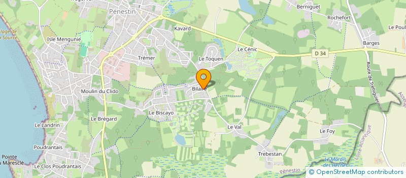 localisation de l'entreprise MONSIEUR THIERRY FERIOT à PENESTIN