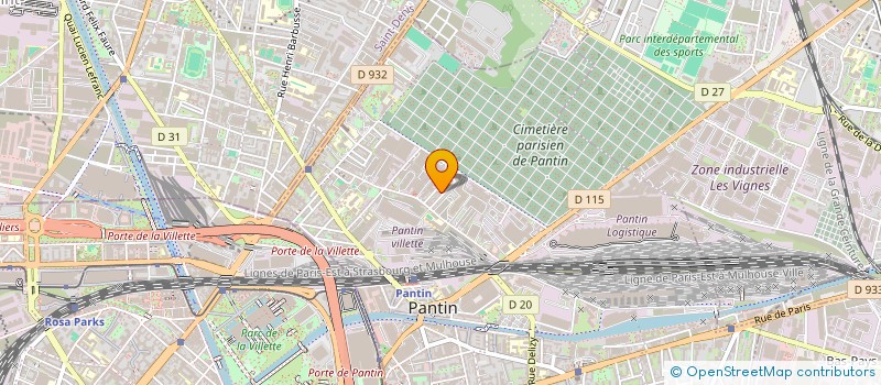 localisation de l'entreprise MONSIEUR THIERRY FERJUL  PANTIN