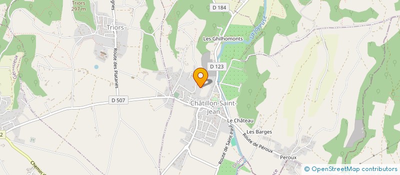 localisation de l'entreprise MONSIEUR THIERRY FERNAND RENE BONNEFONT à CHATILLON-SAINT-JEAN