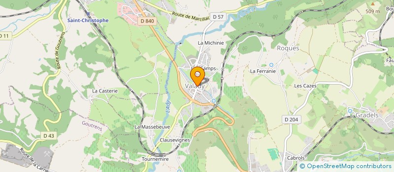 localisation de l'entreprise MONSIEUR THIERRY FERNANDEZ  VALADY