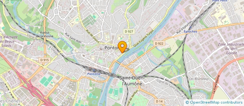 localisation de l'entreprise MONSIEUR THIERRY FERNANDEZ  PONTOISE