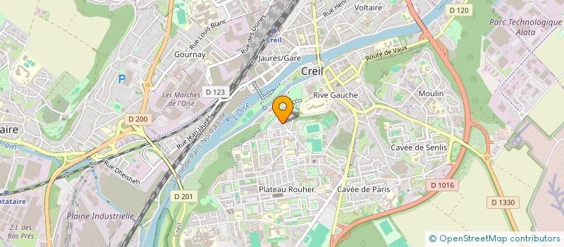 localisation de l'entreprise MONSIEUR THIERRY FERRA  CREIL