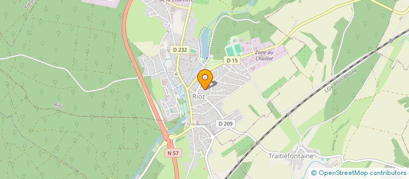 localisation de l'entreprise MONSIEUR THIERRY FERRAND  RIOZ