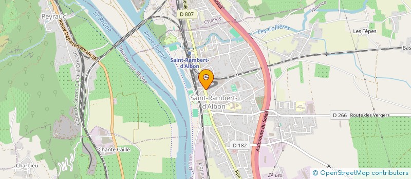 localisation de l'entreprise MONSIEUR THIERRY FERRERA  SAINT-RAMBERT-D'ALBON