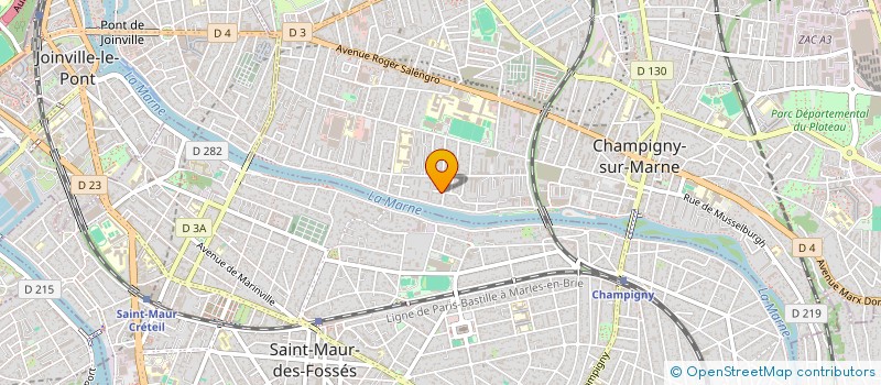 localisation de l'entreprise MONSIEUR THIERRY FEUILLET à CHAMPIGNY-SUR-MARNE