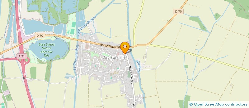 localisation de l'entreprise MONSIEUR THIERRY FISSEAU  ARC-SUR-TILLE