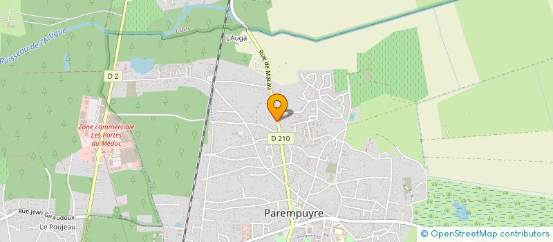 localisation de l'entreprise MONSIEUR THIERRY FLAMANC à PAREMPUYRE