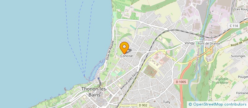 localisation de l'entreprise MONSIEUR THIERRY FLAMENT à THONON-LES-BAINS