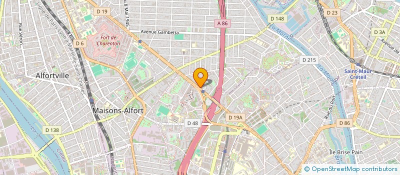 localisation de l'entreprise MONSIEUR THIERRY FLEURANCE  MAISONS-ALFORT