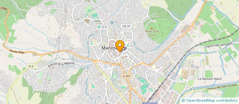 localisation de l'entreprise MONSIEUR THIERRY FLEURET à MANOSQUE