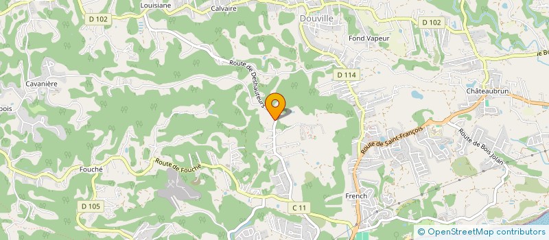 localisation de l'entreprise MONSIEUR THIERRY FLEURIVAL  SAINTE-ANNE