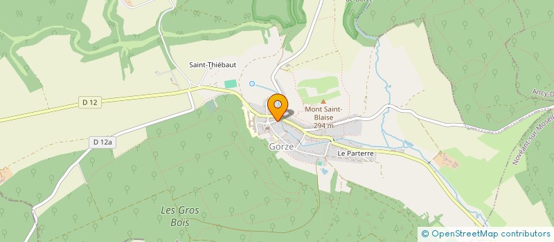 localisation de l'entreprise MONSIEUR THIERRY FLEURY  GORZE