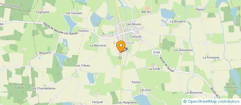 localisation de l'entreprise MONSIEUR THIERRY FLEURY  CONDEISSIAT