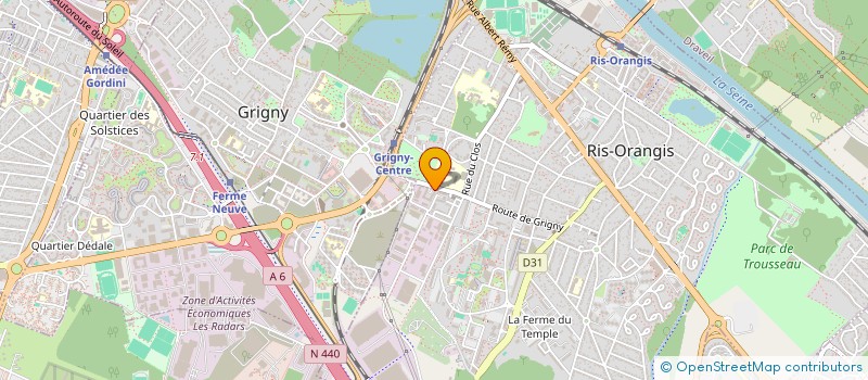 localisation de l'entreprise MONSIEUR THIERRY FOFANA  RIS-ORANGIS