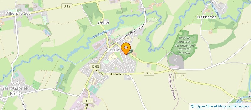localisation de l'entreprise MONSIEUR THIERRY FOISSIER à CREULLY SUR SEULLES