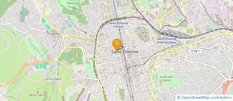 localisation de l'entreprise MONSIEUR THIERRY FOMBONNE à SAINT-ETIENNE