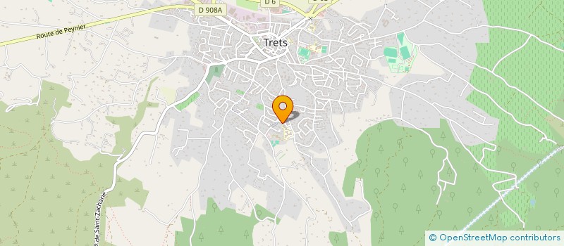 localisation de l'entreprise MONSIEUR THIERRY FORAND à TRETS