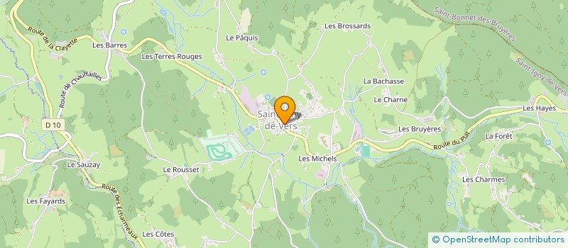 localisation de l'entreprise MONSIEUR THIERRY FOREST  SAINT-CLEMENT-DE-VERS