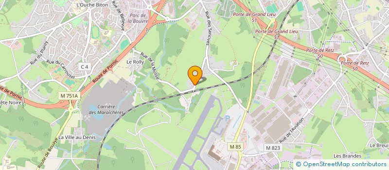 localisation de l'entreprise MONSIEUR THIERRY FORGET  BOUGUENAIS