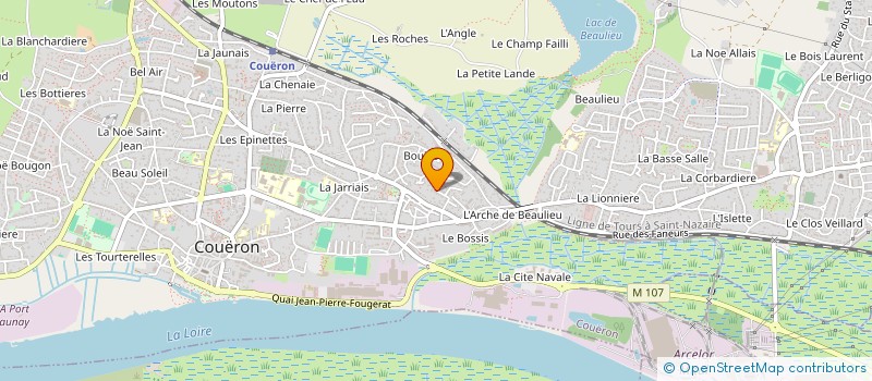 localisation de l'entreprise MONSIEUR THIERRY FORLER à COUERON