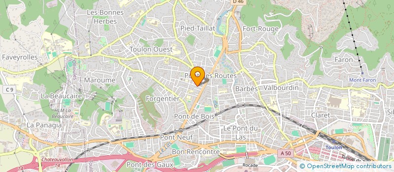 localisation de l'entreprise MONSIEUR THIERRY FORMONT  LA CRAU