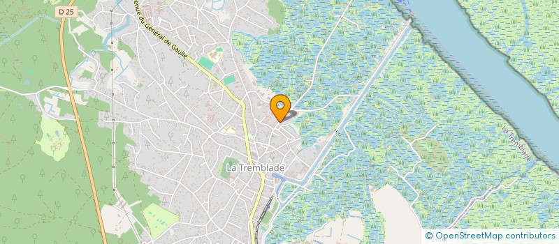 localisation de l'entreprise MONSIEUR THIERRY FORT  LA TREMBLADE