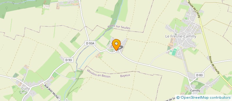 localisation de l'entreprise MONSIEUR THIERRY FOSSEY  LE FRESNE-CAMILLY