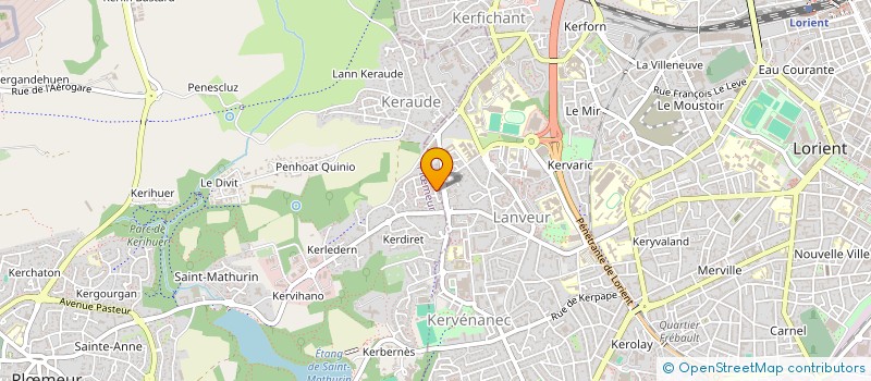localisation de l'entreprise MONSIEUR THIERRY FOUASSIER à PLOEMEUR