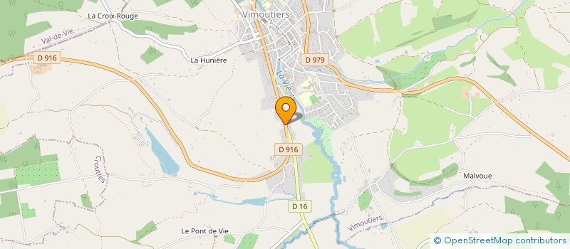localisation de l'entreprise MONSIEUR THIERRY FOUCHER à VIMOUTIERS