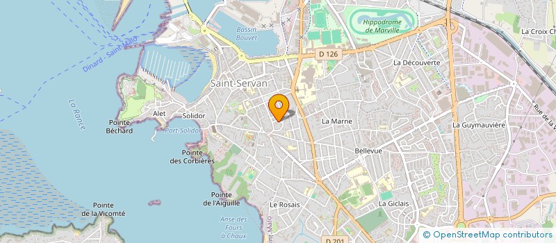 localisation de l'entreprise MONSIEUR THIERRY FOUGERAY  SAINT-MALO