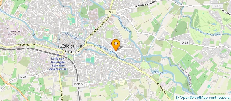 localisation de l'entreprise MONSIEUR THIERRY FOULCHER  L'ISLE-SUR-LA-SORGUE