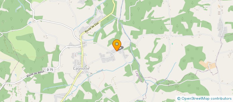 localisation de l'entreprise MONSIEUR THIERRY FOUQUET  CAGNOTTE