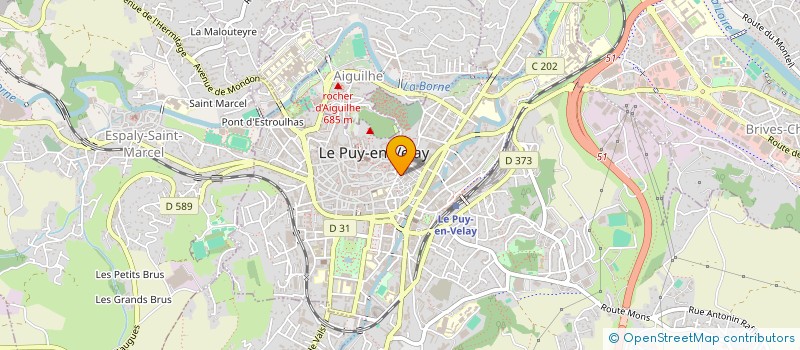 localisation de l'entreprise MONSIEUR THIERRY FOURNIER  LE PUY-EN-VELAY