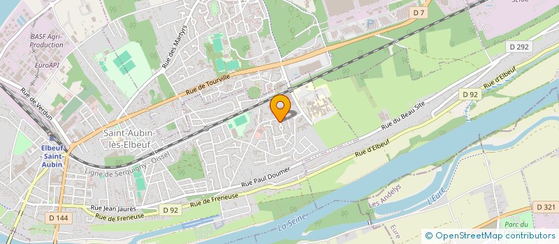 localisation de l'entreprise MONSIEUR THIERRY FOURNIER  SAINT-AUBIN-LES-ELBEUF