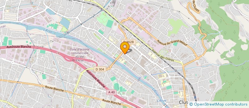 localisation de l'entreprise MONSIEUR THIERRY FOURRIER  CLUSES