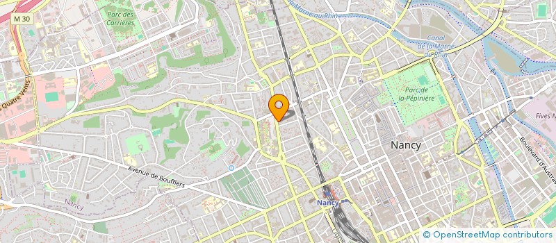 localisation de l'entreprise MONSIEUR THIERRY FRANCOIS  NANCY