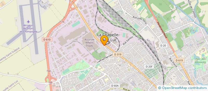 localisation de l'entreprise MONSIEUR THIERRY FRANCOIS  LA CHAPELLE-SAINT-LUC