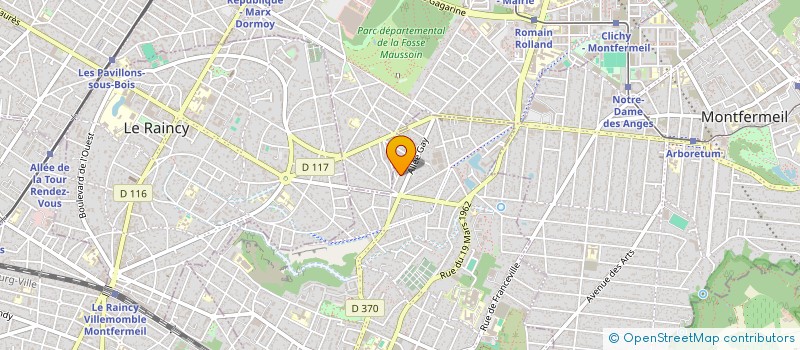 localisation de l'entreprise MONSIEUR THIERRY FRANCOISE  GAGNY