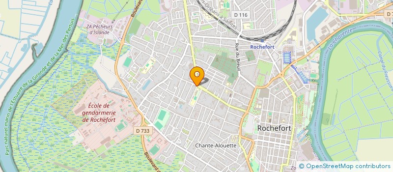 localisation de l'entreprise MONSIEUR THIERRY FRAS  ROCHEFORT